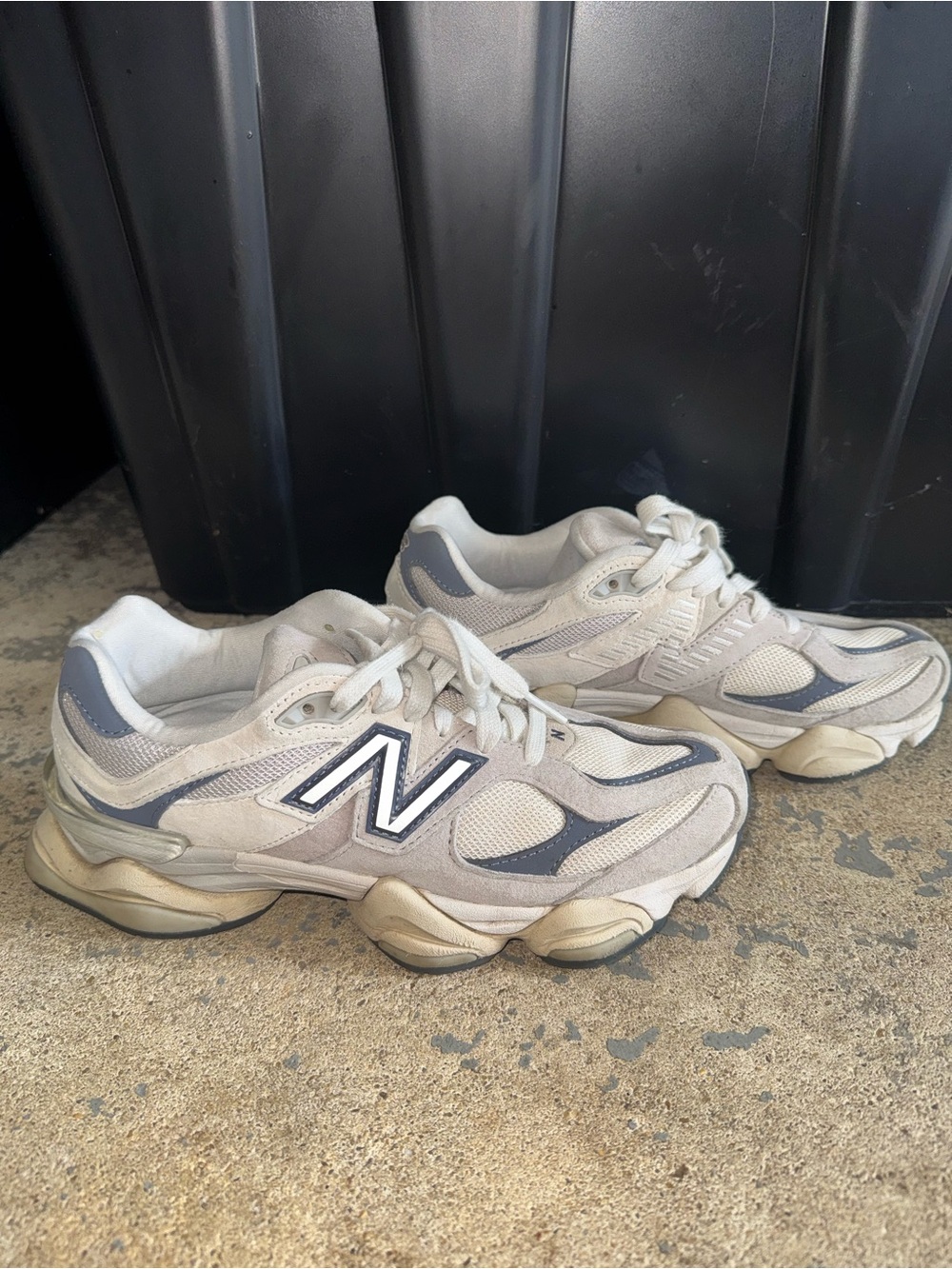 New Balance Women’s Beige and Gray Retro Runner Sneakers